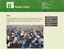 Tablet Screenshot of harmancottex.com